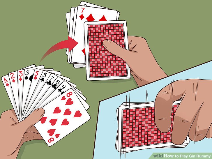 How many cards do you get in gin rummy